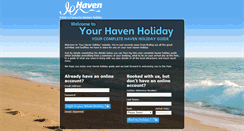Desktop Screenshot of myhavenholiday.com